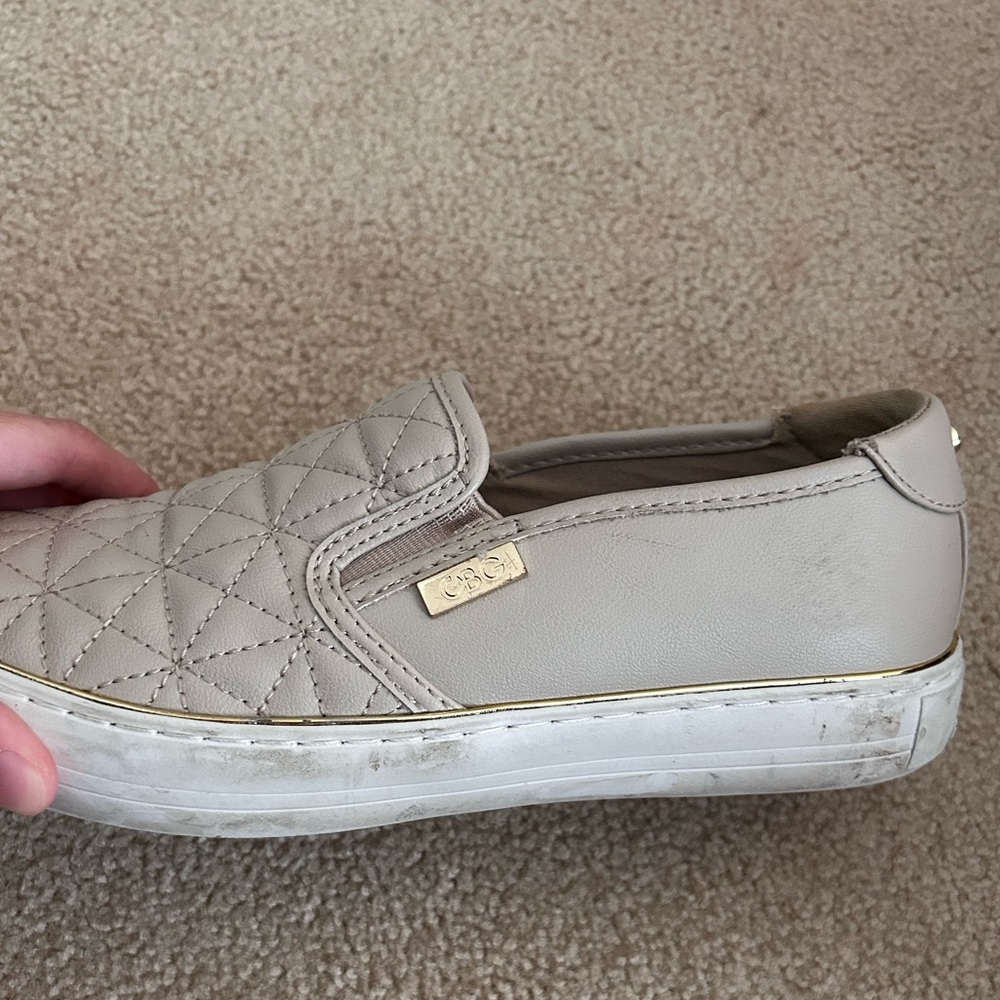 Guess Tan Slip Ons - Picture 2 of 6
